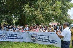 Ratusan peserta Mudik Gratis PT Timah tiba di Pelabuhan Tanjung Kalian