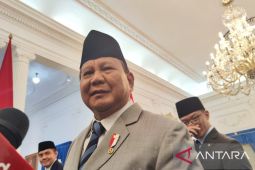 Presiden Prabowo saksikan laga Timnas Indonesia vs Bahrain di Stadion GBK