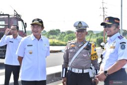 Pemkab simulasi operasional JLU Lamongan untuk arus mudik