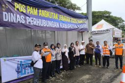 DPRD Karawang monitoring Pospam Angkutan Lebaran di Tanjungpura
