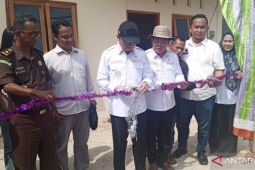 Bupati Bangka Tengah resmikan 119 rumah yang direlokasi di Desa Kurau