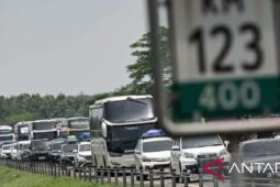 Arus mudik di Tol Cipali makin padat pada Rabu malam