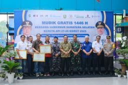 KAI Palembang berangkatkan 1.060 peserta mudik gratis