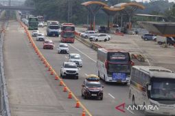 Arus lalu lintas di Tol Cipali terpantau semakin padat pada H-4 Lebaran