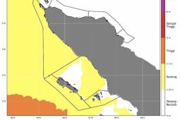 Waspadai gelombang  4 meter di Simeuleu hingga 30 Maret