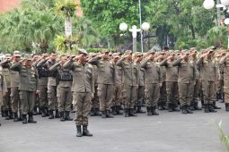 Personel Satpol PP Surabaya dikerahkan jaga kamtibmas saat libur Lebaran