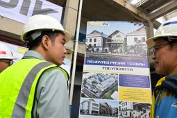 Wapres Gibran tinjau kemajuan renovasi Pasar Terban di Yogyakarta