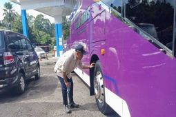Delapan bus berangkat dari Malalayang ke Gorontalo bawa pemudik
