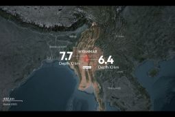 Gempa Myanmar-Thailand tewaskan 26 orang dan 43 lainnya terluka