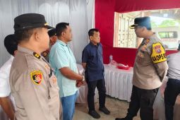 Aspem Pemkab dan Kapolres Langkat cek pos pam
