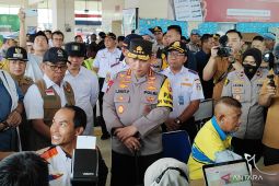Kapolri tinjau Terminal Pulo Gebang