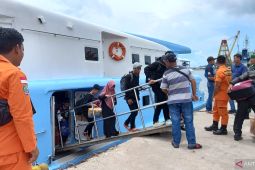 304 pemudik dari Belitung tiba di Pelabuhan Pangkalbalam