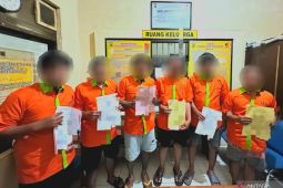 Enam penagih utang di Gorontalo ditetapkan tersangka dalam kasus penganiayaan