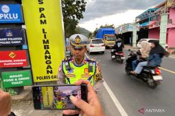 Polres Garut sebutkan puncak arus mudik lintas Limbangan sudah terjadi