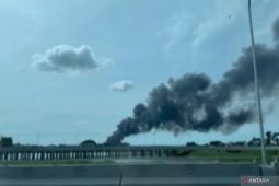 Kebakaran terjadi di dekat Bandara Soekarno Hatta