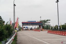 Lalu lintas di Gerbang Tol Keramasan terpantau lengang, H-1 Lebaran