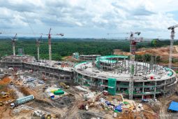 Masjid Negara IKN sudah 54,3 persen mamun belum bisa digunakan Shalat Idul Fitri