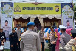 Polres Mukomuko cek pos pengamanan pastikan mudik lebaran 2025