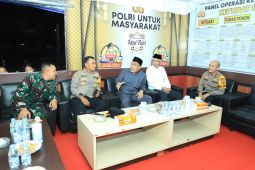 Bupati HSU pantau posko lebaran Idul Fitri