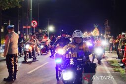 Kapolres Bangka Selatan bersama forkopimda patroli pantau malam takbiran