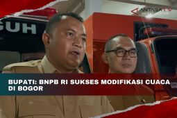 Bupati: BNPB RI sukses modifikasi cuaca di Bogor