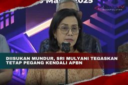Diisukan mundur, Sri Mulyani tegaskan tetap pegang kendali APBN