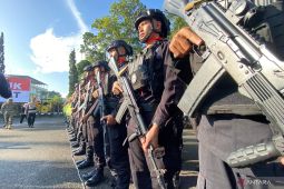 Polres Garut libatkan personel Brimob untuk pengamanan tempat wisata