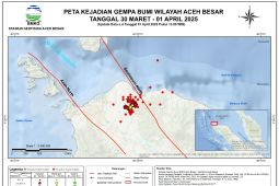 Aktivitas Sesar Seulimeum picu 47 gempa bumi dalam tiga hari di Aceh Besar