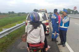 Jasamarga evakuasi kendaraan  roda dua masuk di Tol Medan-Kualanamu