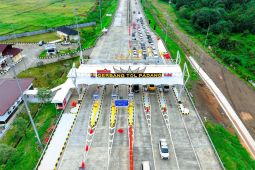 Hutama Karya gratiskan 5 ruas tol Trans Sumatera pada arus balik, tol Palembang Betung salah satunya