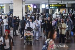 Arus balik Lebaran di Bandara Soekarno-Hatta