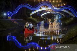 Wisata perahu kano malam hari di Tangerang