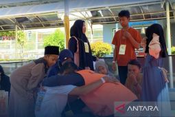 Suasana haru keluarga tutup layanan besuk Lebaran napi  di Samarinda