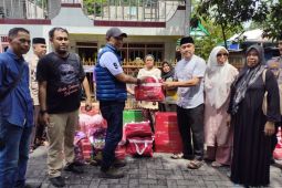 Dinsos Sulsel bantu korban kebakaran di Pulau Barrang Lompo Makassar