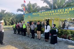 Arus balik lebaran 1446 Hijriah di Jalinsum Langkat terpantau ramai