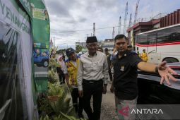 Menteri PU tinjau posko mudik Lebaran