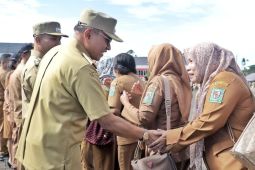 Bupati Simalungun pimpin apel gabungan ASN pasca libur lebaran Idul Fitri