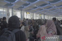 Dishub Sumut berangkatkan  500 orang balik gratis dengan angkutan laut