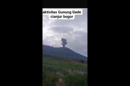 Hoaks! Gunung Gede erupsi
