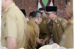 Bupati dan Wakil Bupati Lampung Tengah gelar Halal Bihalal bersama ASN