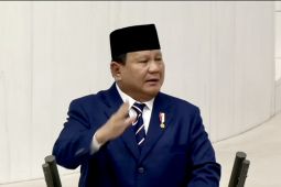 Prabowo singgung Gaza saat berpidato di hadapan parlemen Turki