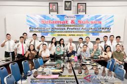 DPC Peradi Medan gelar pendidikan khusus profesi advokat diikuti puluhan sarjana hukum