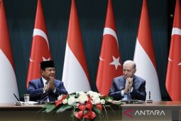 Prabowo, Erdogan sepakat terus bela Palestina, bangun kembali Gaza