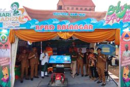 Stan BPBD Balangan angkat tema Bahtera Nabi Nuh pada gelaran expo