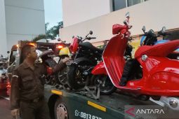 Puluhan motor mewah disita terkait kasus suap di PN Jakpus
