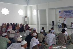Haji kloter 19 Padangsidimpuan halal bihalal di Masjid Agung Al-Abror