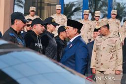 Presiden Sisi perlihatkan Akademi Militer Mesir ke Prabowo
