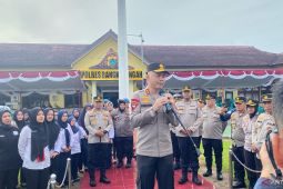 Kumpulkan dua Polres di Mapolres Bangka Tengah, ini pesan Kapolda Babel