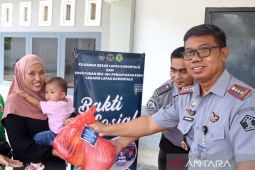 Lapas Gorontalo menggelar aksi sosial Hari Bhakti Pemasyarakatan