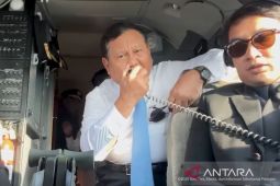 Momen Prabowo sapa pilot pesawat tempur Yordania via komunikasi radio